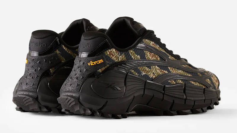 Maharishi x Reebok Zig Kinetica 2.5 Tigerstripe Back
