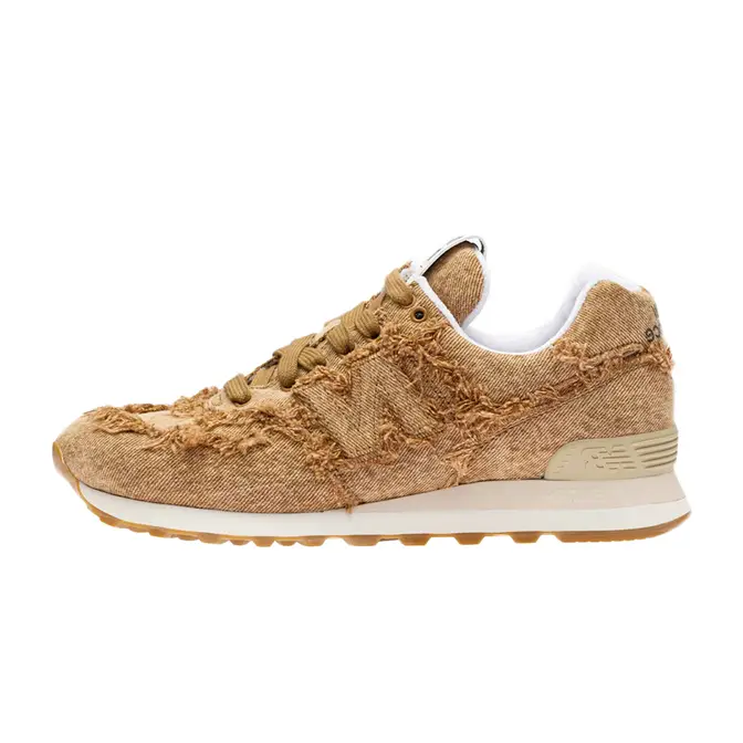 Miu Miu x New Balance 574 Cognac Denim | Where To Buy | 5E765D  