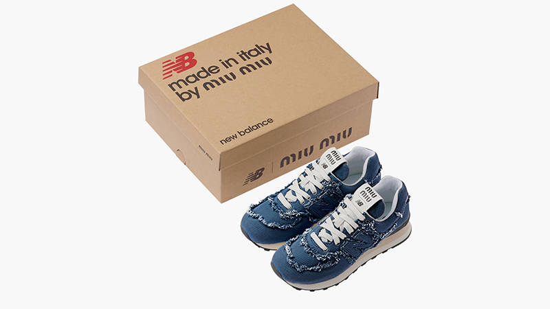 Miu Miu x New Balance 574 Fringed Blue 5E765D-3F63-F0E93-F-015 Top