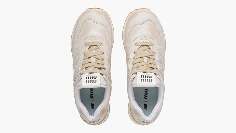 Miu Miu x New Balance 574 White Leather 5E946D-3H02-F0009-F-015 Top