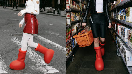 Big, Bold, and Brazy: MSCHF's Giant Red Boots Are Inbound Big, Bold, and Brazy: MSCHF's Giant Red Boots Are Inbound