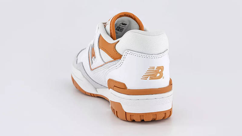 New Balance 550 White Orange Grey Back
