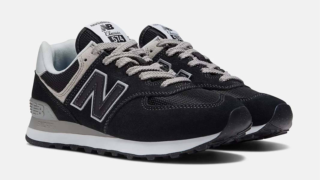 New Balance 574 Core Black White Front