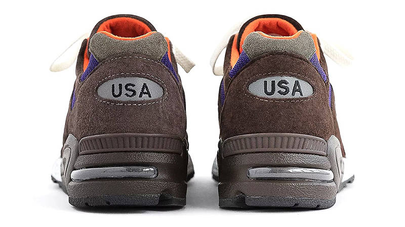 New Balance 990v2 Made in USA Brown Purple M990BR2 Back
