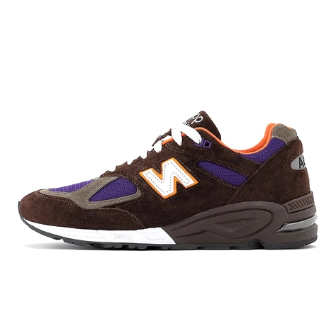 New Balance 990v2 Made in USA Brown Purple M990BR2