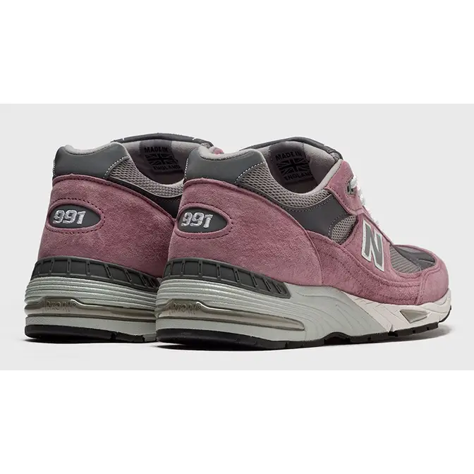New Balance 991 Made in UK Pink Suede M991PGG Back