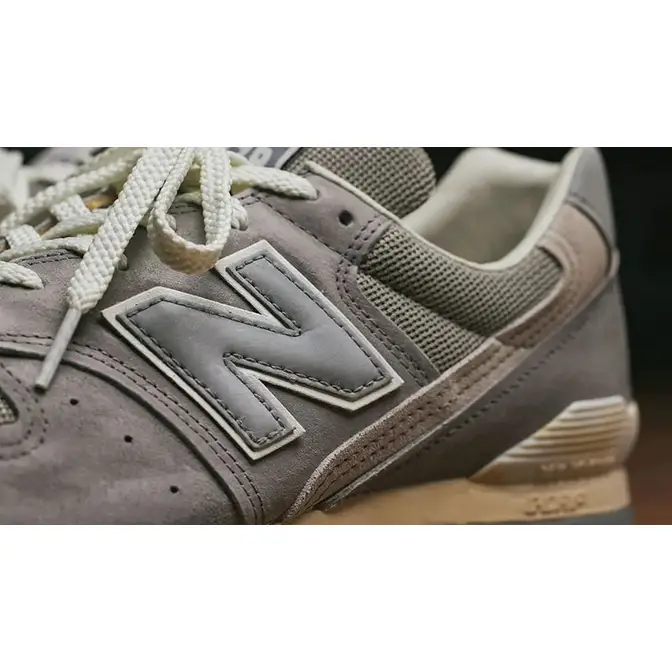 New Balance 990v6 Surfaces in Grey and Navy CM996HJ2 Detail 2