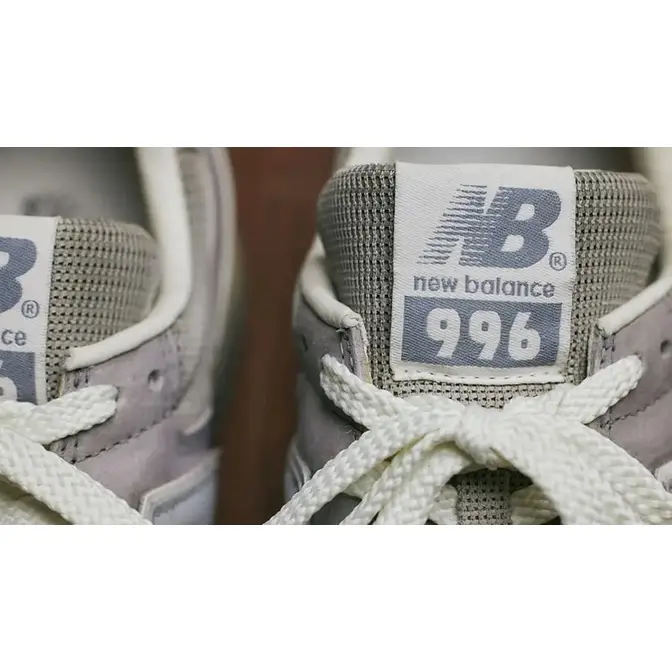 New Balance 990v6 Surfaces in Grey and Navy CM996HJ2 Detail
