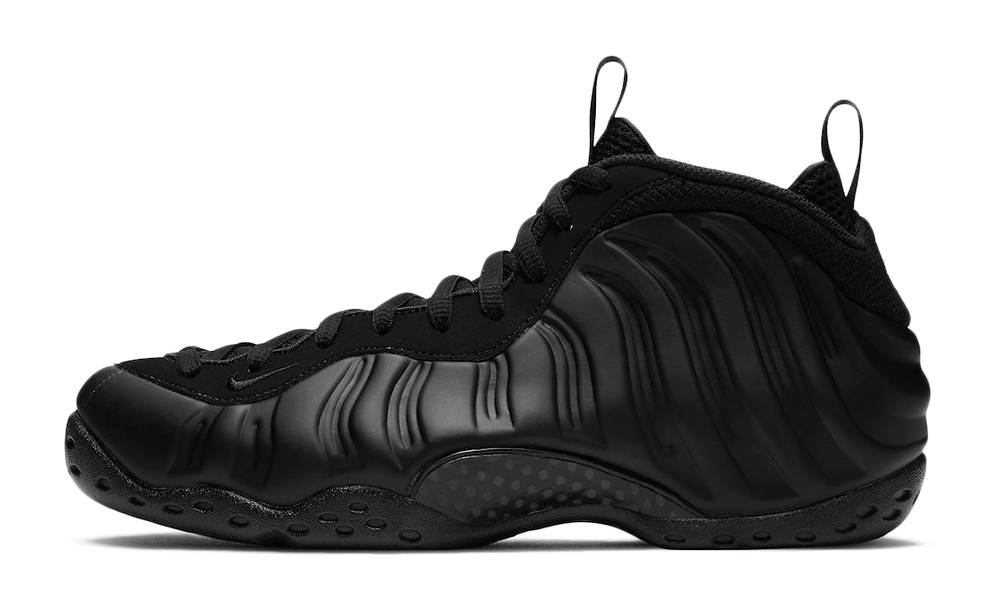 Nike air foamposite black best sale and white