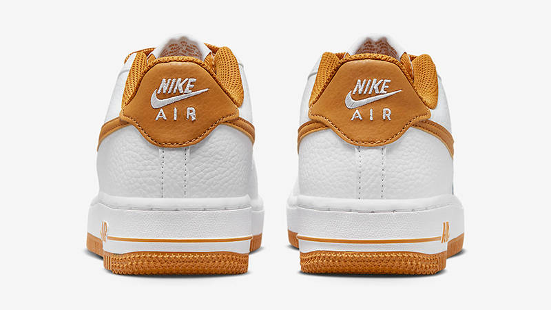 Nike Air Force 1 Low GS White Desert Ochre FJ0706-100 Back