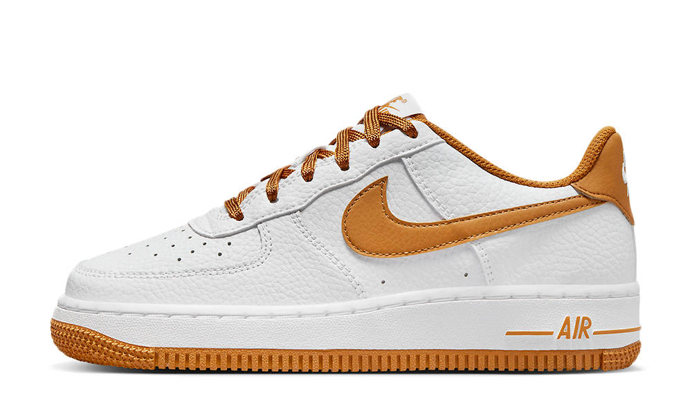 Nike Air Force 1 Low GS White Desert Ochre