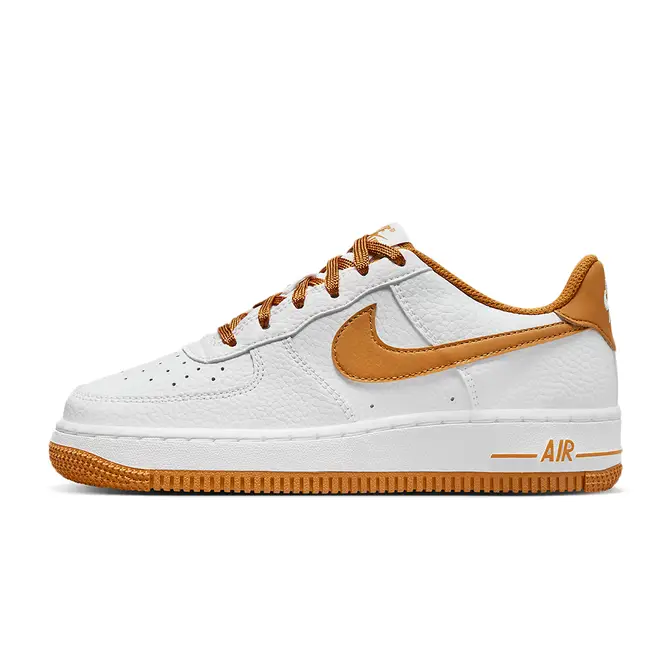 Nike Air Force 1 GS 'White Red Sole