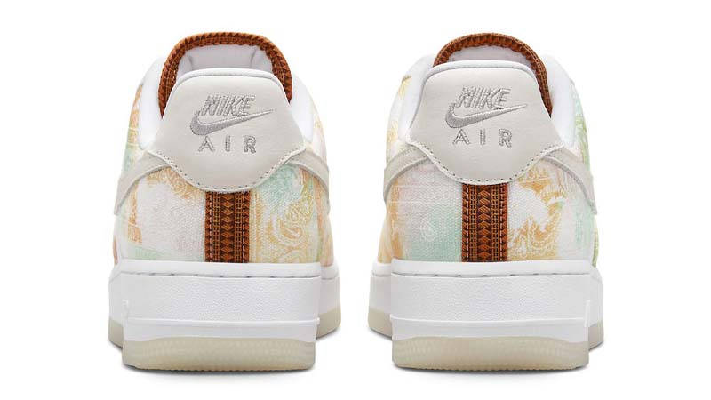 Nike Air Force 1 Low Paisley Print Back