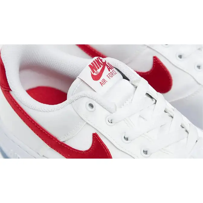 Nike Air Force 1 Low Satin White Red Where To Buy DX6541 100 The Sole Supplier