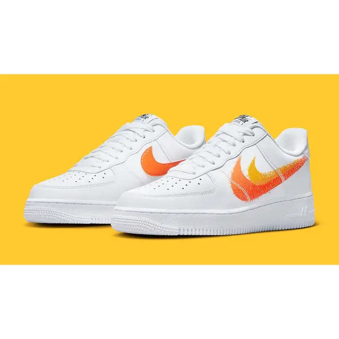 Nike Air Force 1 Low Spray Paint Swoosh White | Where To Buy | FJ4228 ...