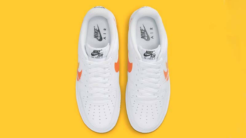Nike Air Force 1 Low Spray Paint Swoosh White Middle