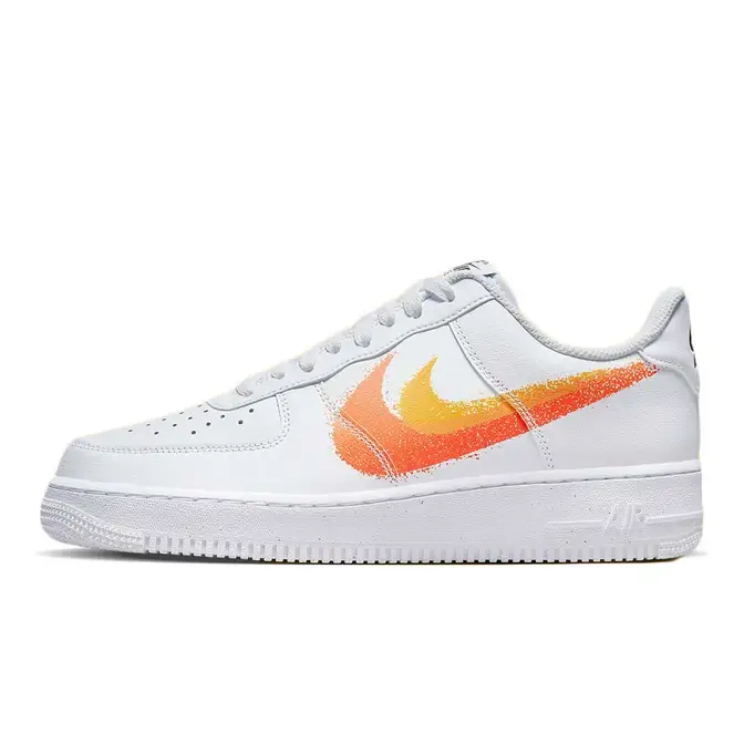 Nike Air Force 1 Low Spray Paint Swoosh White | Where To Buy | FJ4228 ...