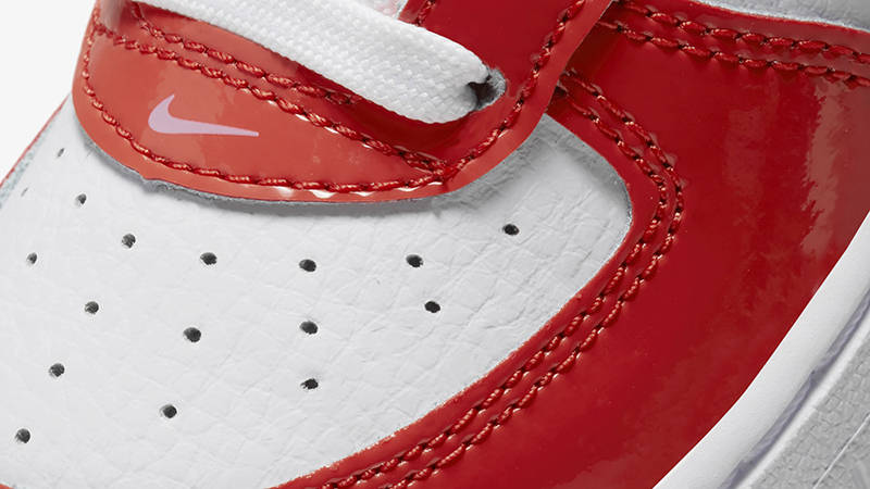 Nike Air Force 1 Low Toddler Valentine’s Day 2023 FD1033-600 Detail
