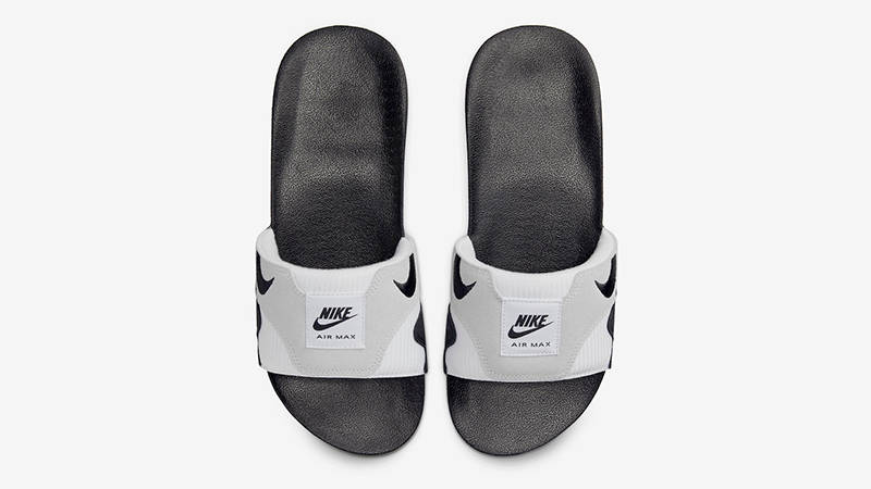 Nike Air Max 1 Slide White Black DH0295-102 Top