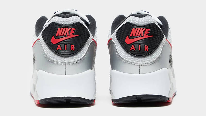 Nike Air Max 90 Icons Metallic Silver Back