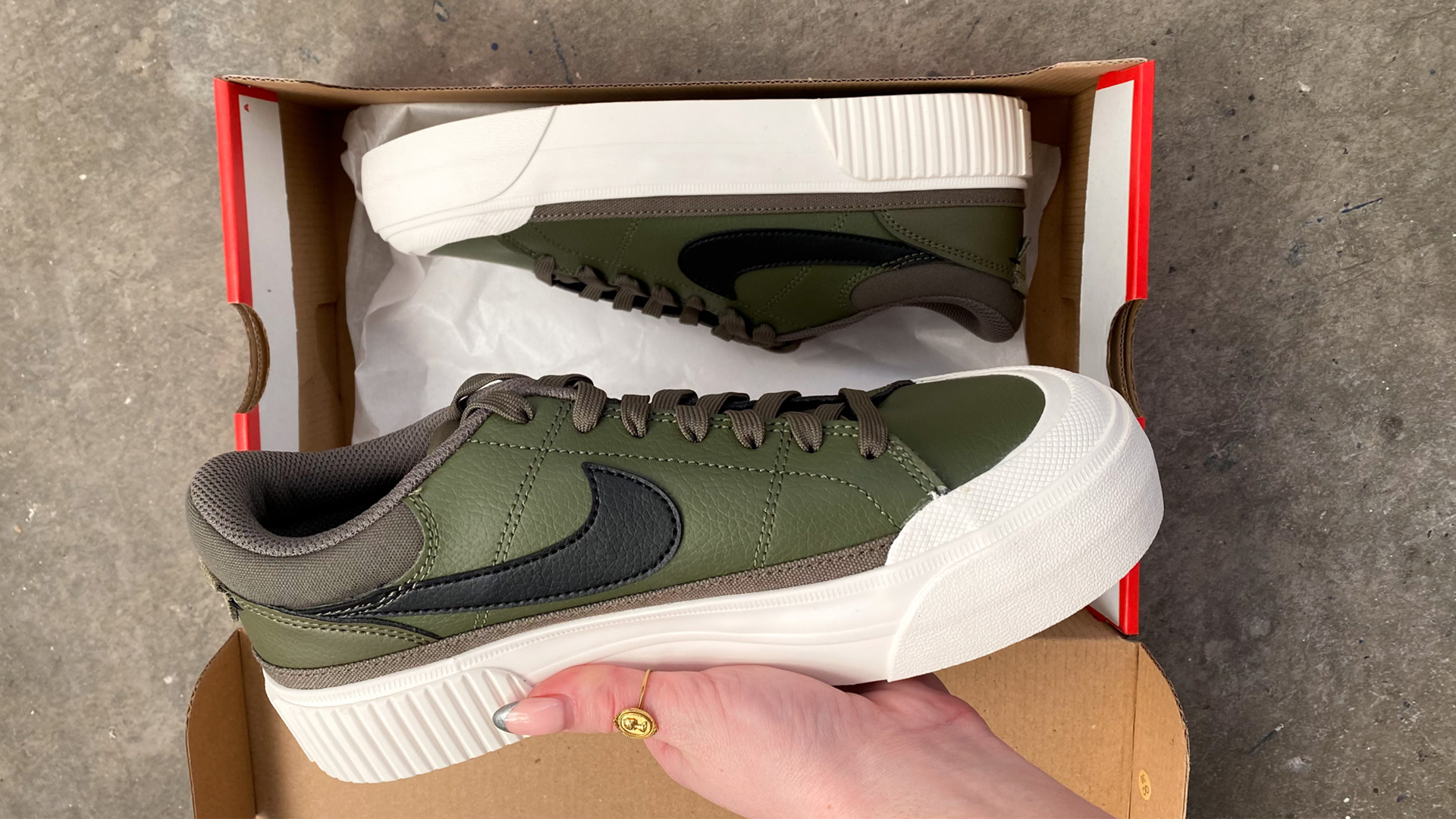 Pleasing Tones and a Platform Sole Make These Nike Court Legacy Sneakers a Must-Have