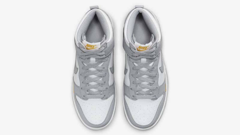 Nike Dunk High GS Grey Marigold Middle