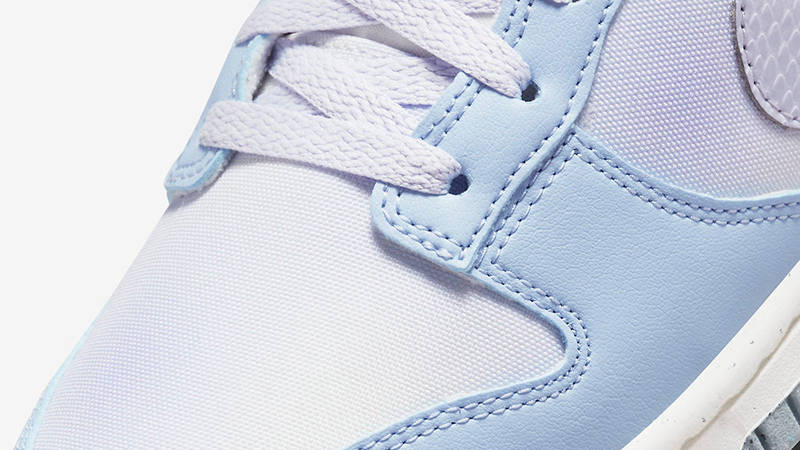 Nike Dunk Low Blue Canvas FN0323-400 Detail