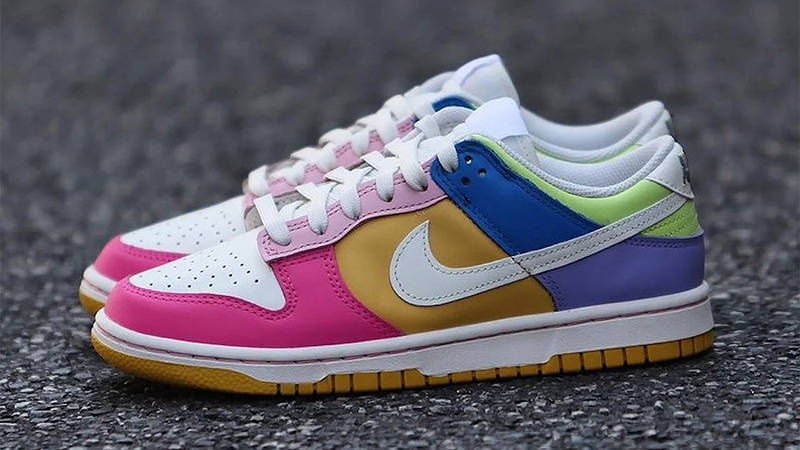 Nike Dunk Low Multi-Colour Font Where To Buy