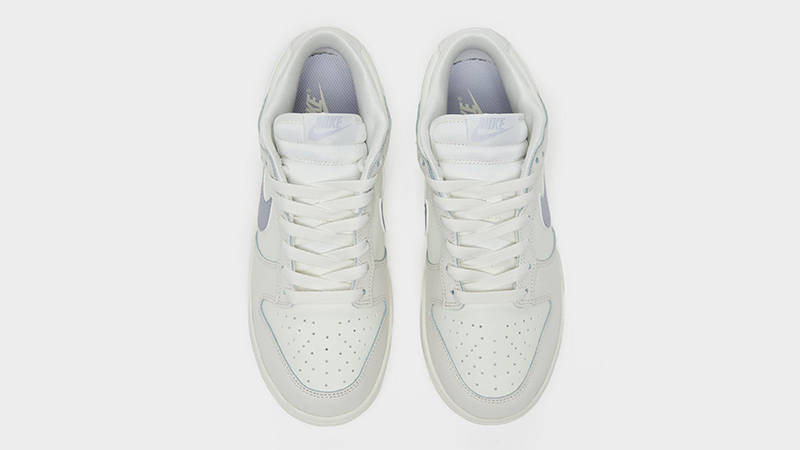 Nike Dunk Low Silver Swoosh Top