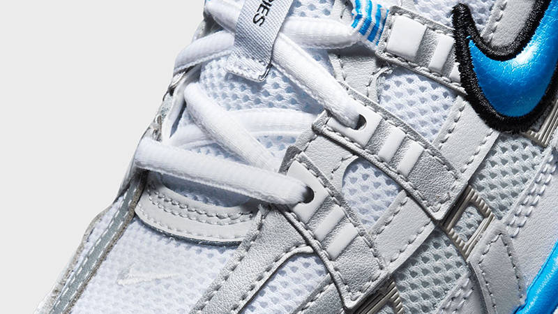 Nike P-6000 White Silver Blue FD9876-100 Detail