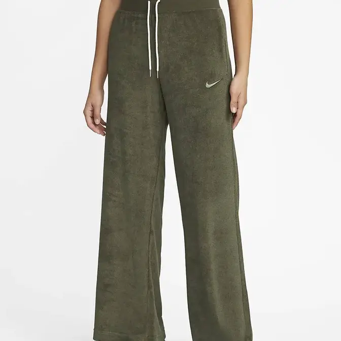 Nike Sportswear High-Waisted Wide-Leg Terry Trousers | Where To Buy ...