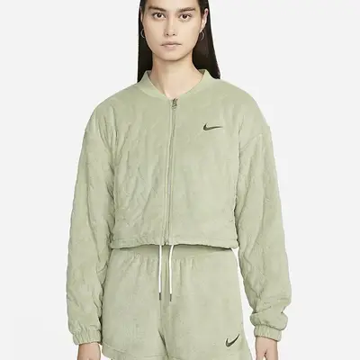Nike Sportswear Terry Quilted Jacket | Where To Buy | DV7826-386 | The ...