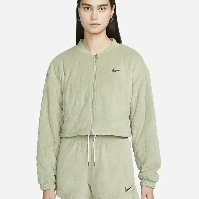 Nike Sportswear Terry Quilted Jacket | Where To Buy | DV7826-386 | The ...