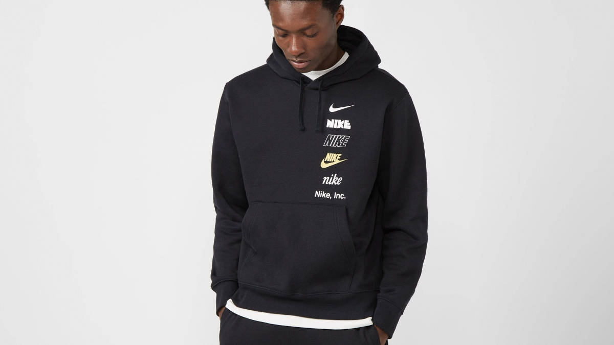 Nike Stack Logo Club Fleece Pullover Hoodie | Where To Buy | DX0783-010 ...