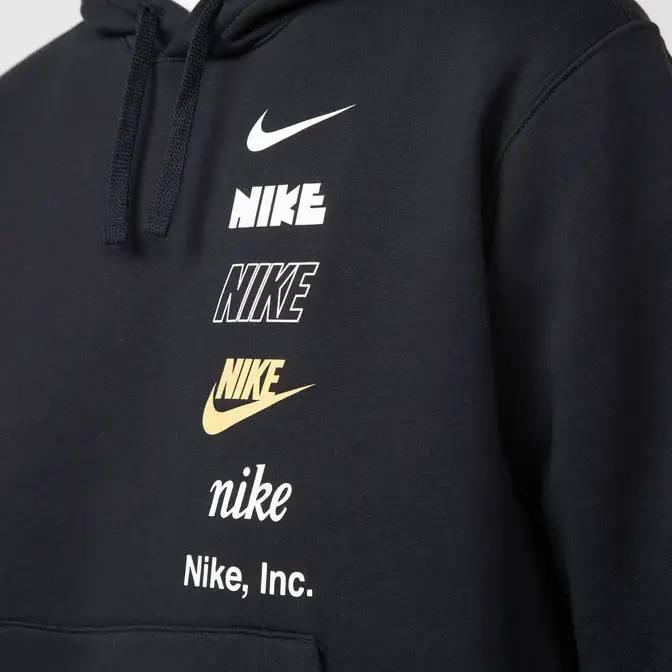 Nike Stack Logo Club Fleece Pullover Hoodie | Where To Buy | DX0783-010 ...