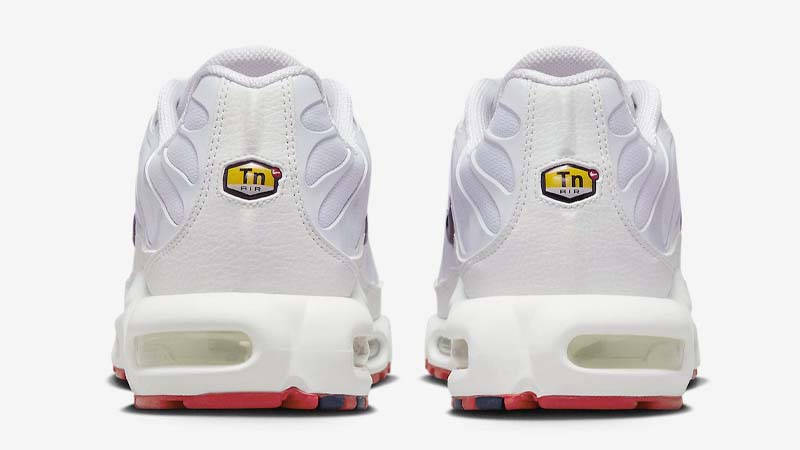 Nike tn clearance white red tick