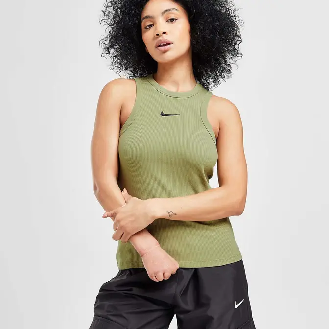 Nike Trend Crop Ribbed Tank Top | Where To Buy | 19563905 | The Sole ...