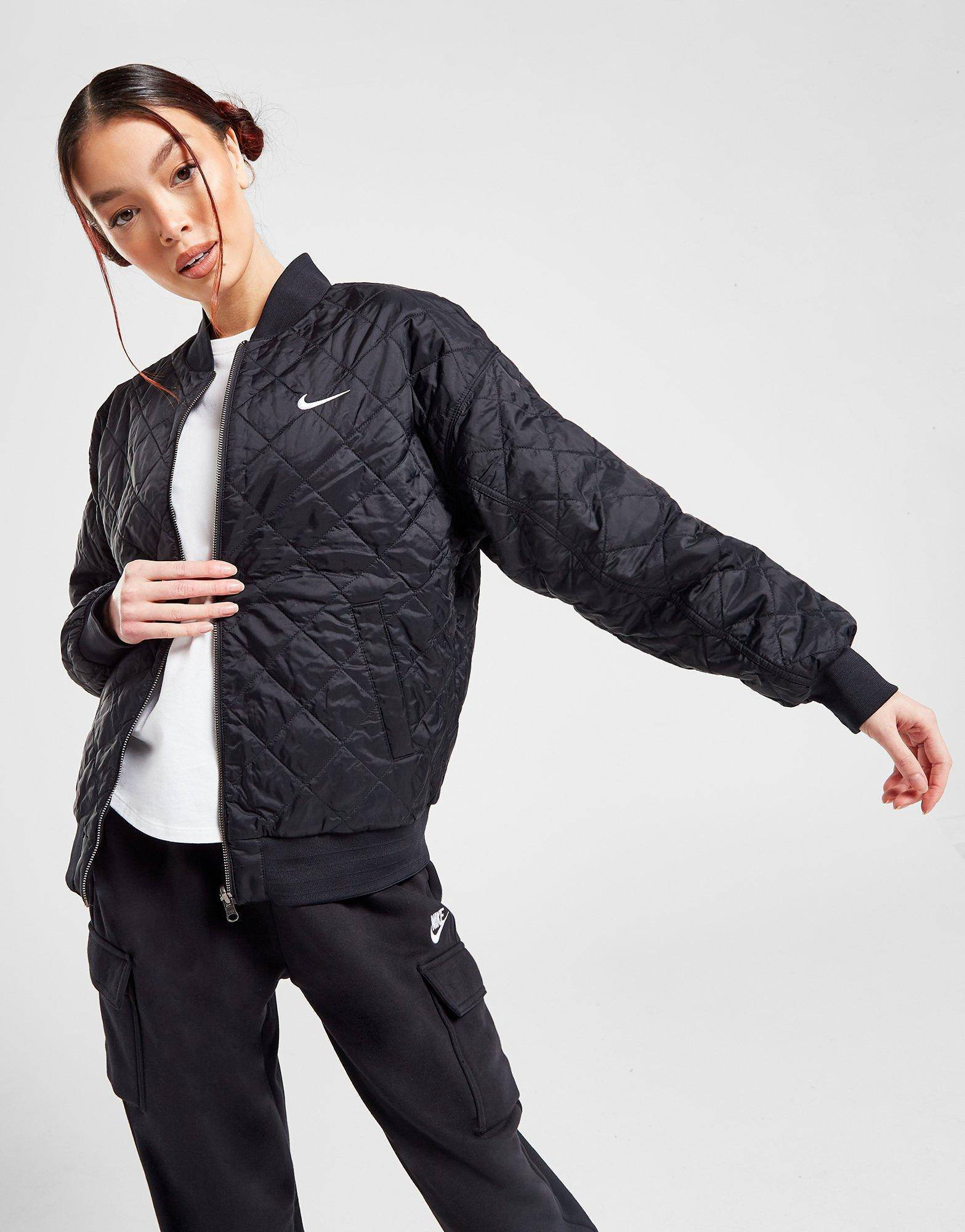 Jackets Nike Sportswear Women's Varsity Bomber Jacket Black/ Black/ White