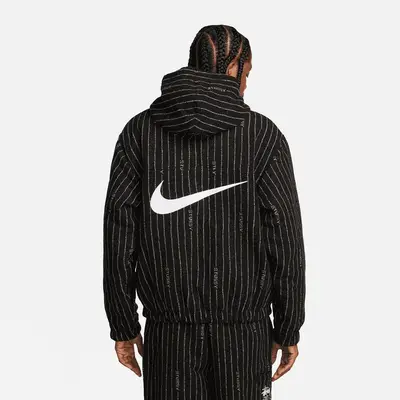 Nike x Stussy Stripe Wool Jacket | Where To Buy | dr4023-010 | The Sole ...