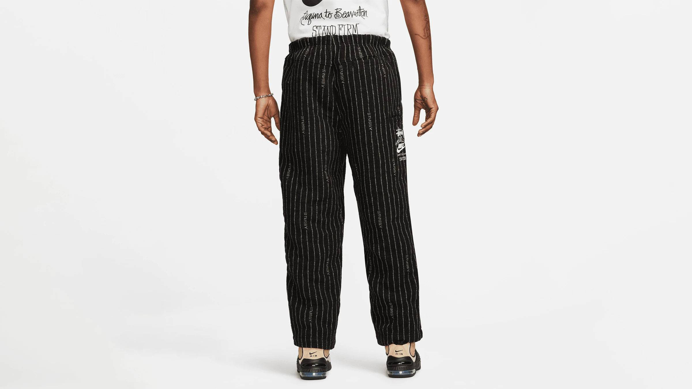 stussy nike stripe wool pant Lサイズ | angeloawards.com