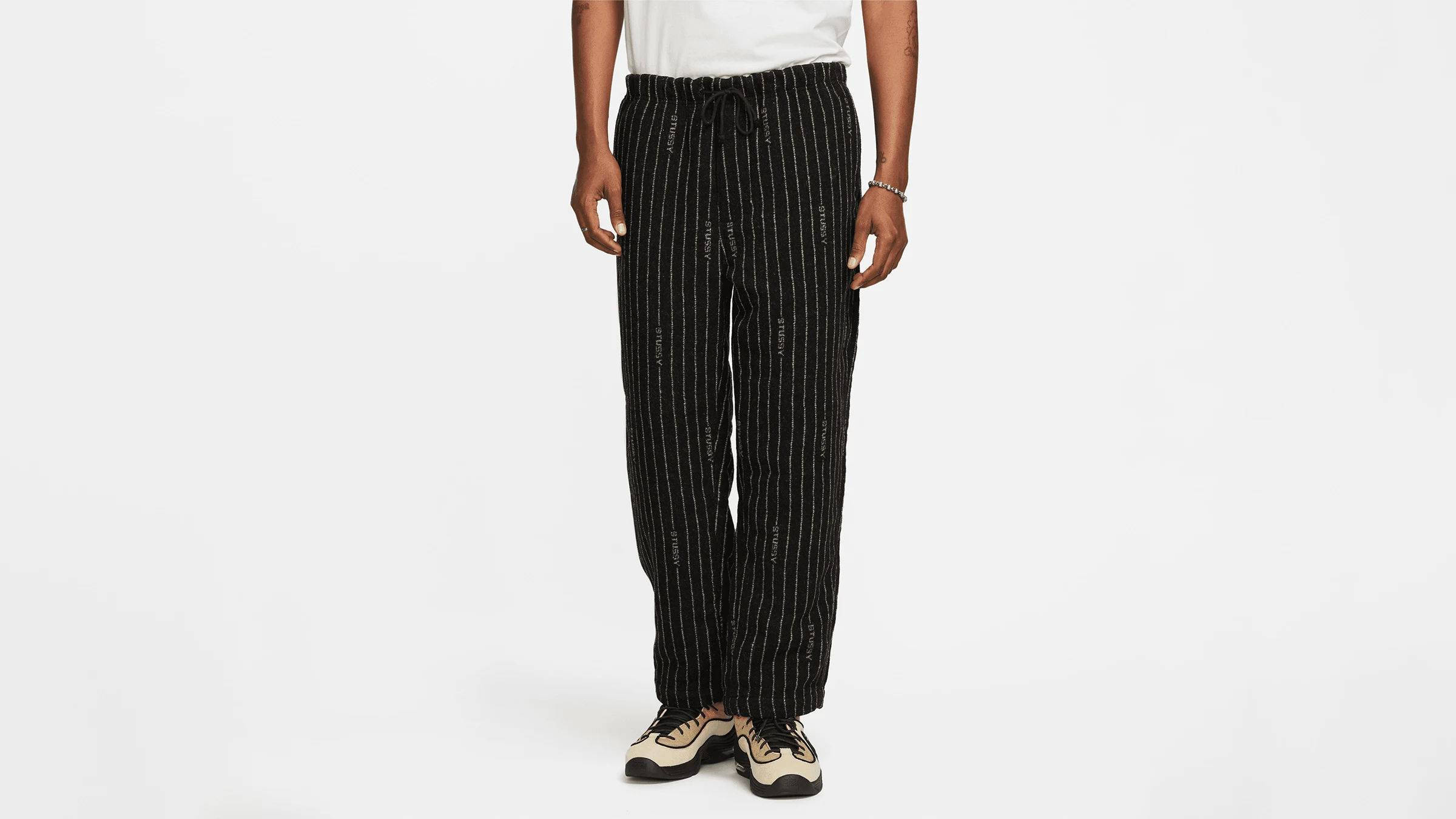 Nike x Stussy Stripe Wool Pant | Where To Buy | dr4021-010 | The