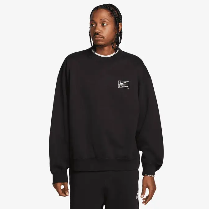 Nike x Stussy Washed Crew Sweat | Where To Buy | DO5310-010 | The ...