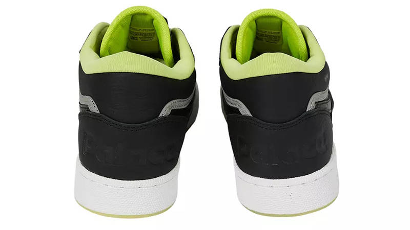 Palace x Reebok Club C 2 Mid Revenge Black Back