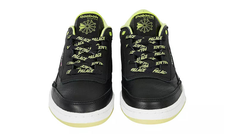 Palace x Reebok Club C 2 Mid Revenge Black Front