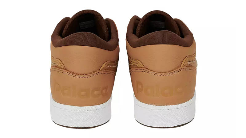 Palace x Reebok Club C 2 Mid Revenge Tan Back