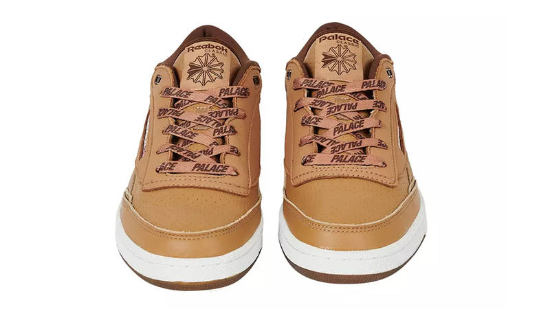 Palace x Reebok Club C 2 Mid Revenge Tan Front