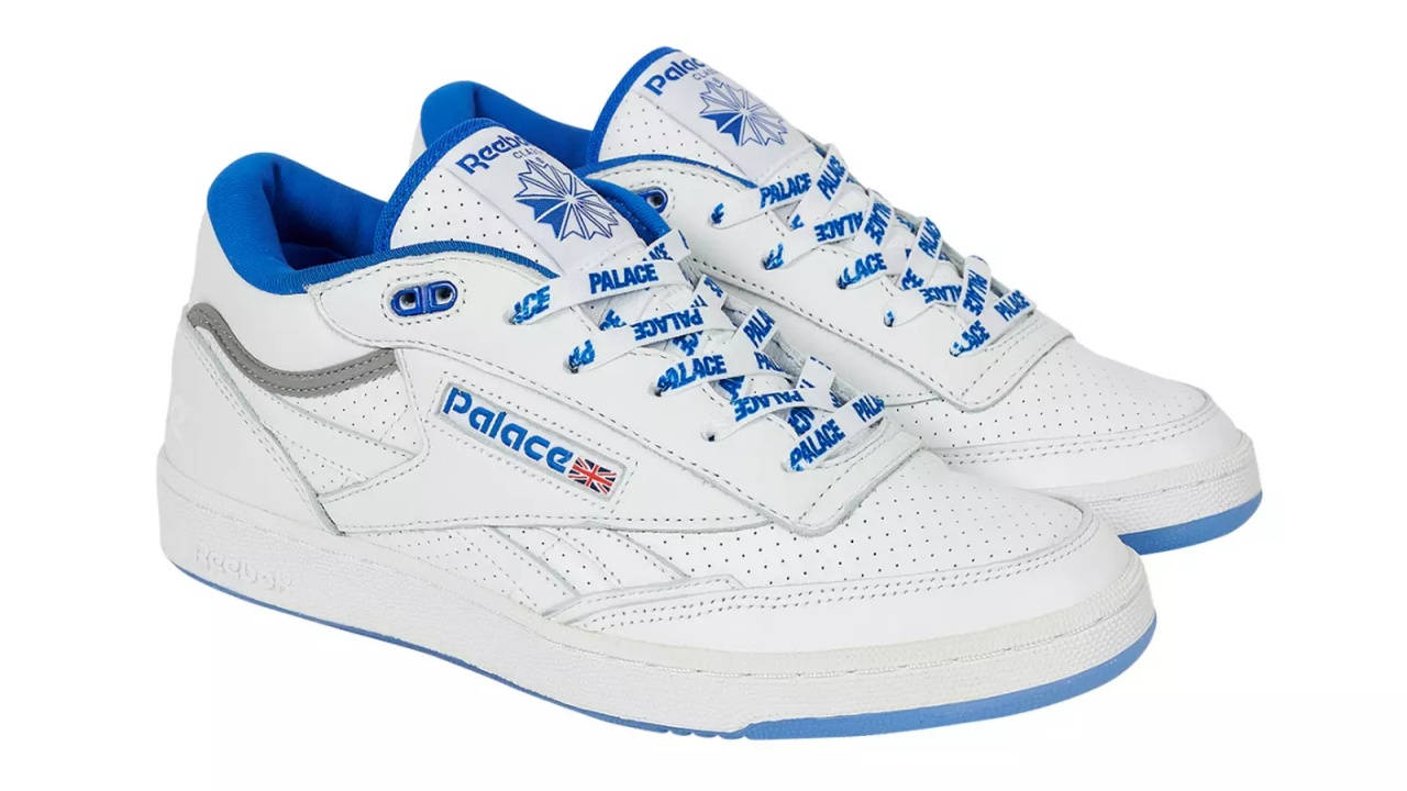 Palace x Reebok Club C White