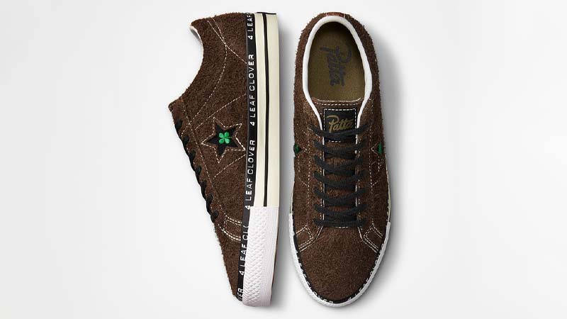 Patta x Converse One Star Pro 4 Leaf Clover Middle