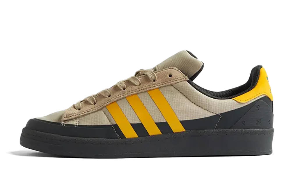 Pop Trading Company x adidas Campus ADV Grey Gold