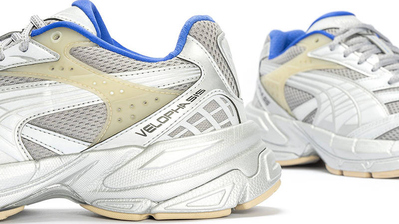 PUMA Velophasis Grey Silver Detail